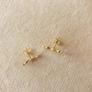 Three Stars Ear Climber Style Earrings