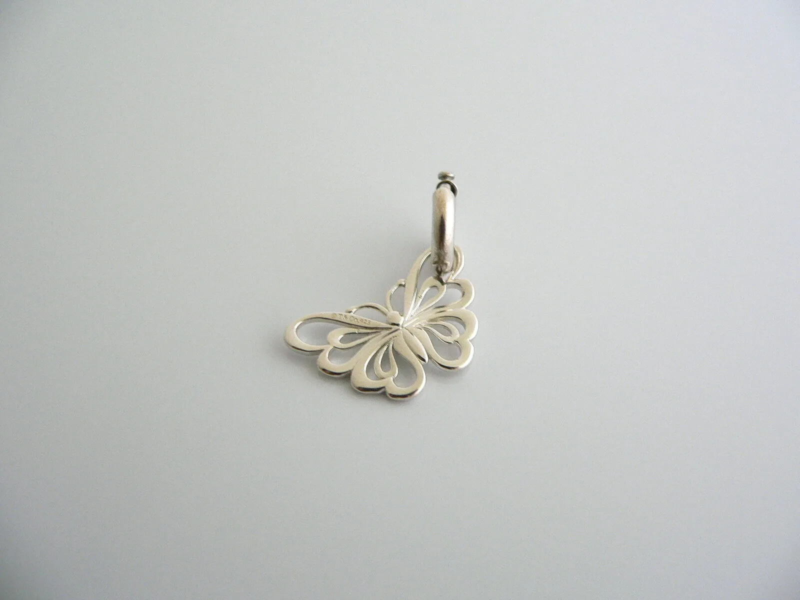 Tiffany & Co Butterfly Charm Pendant Clasp 4 Necklace Bracelet Nature Love Gift