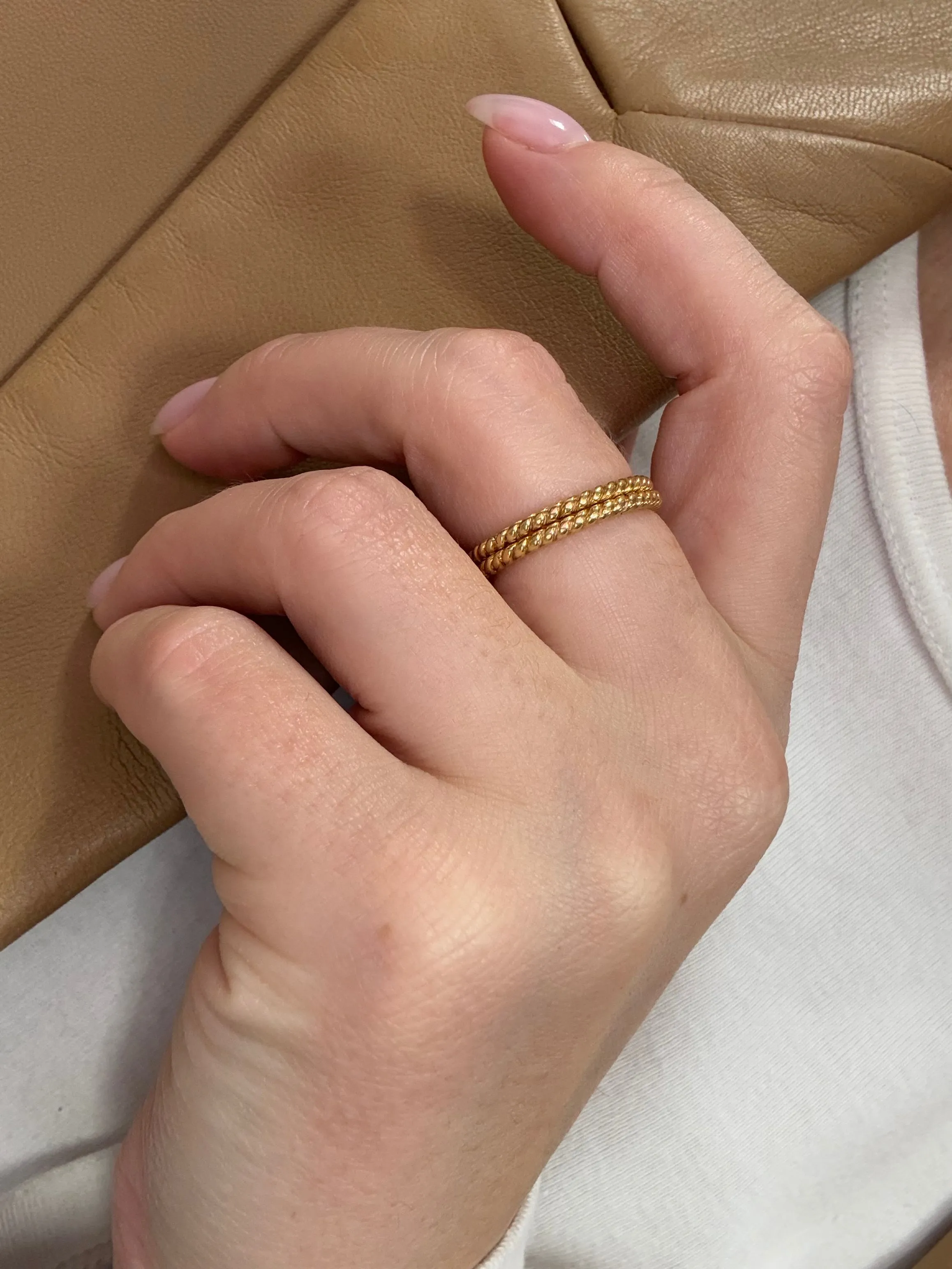 Tiffany & Co Set of Two Twisted Rings, 18k