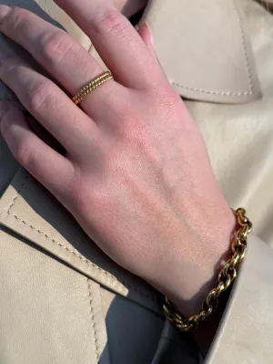 Tiffany & Co Set of Two Twisted Rings, 18k