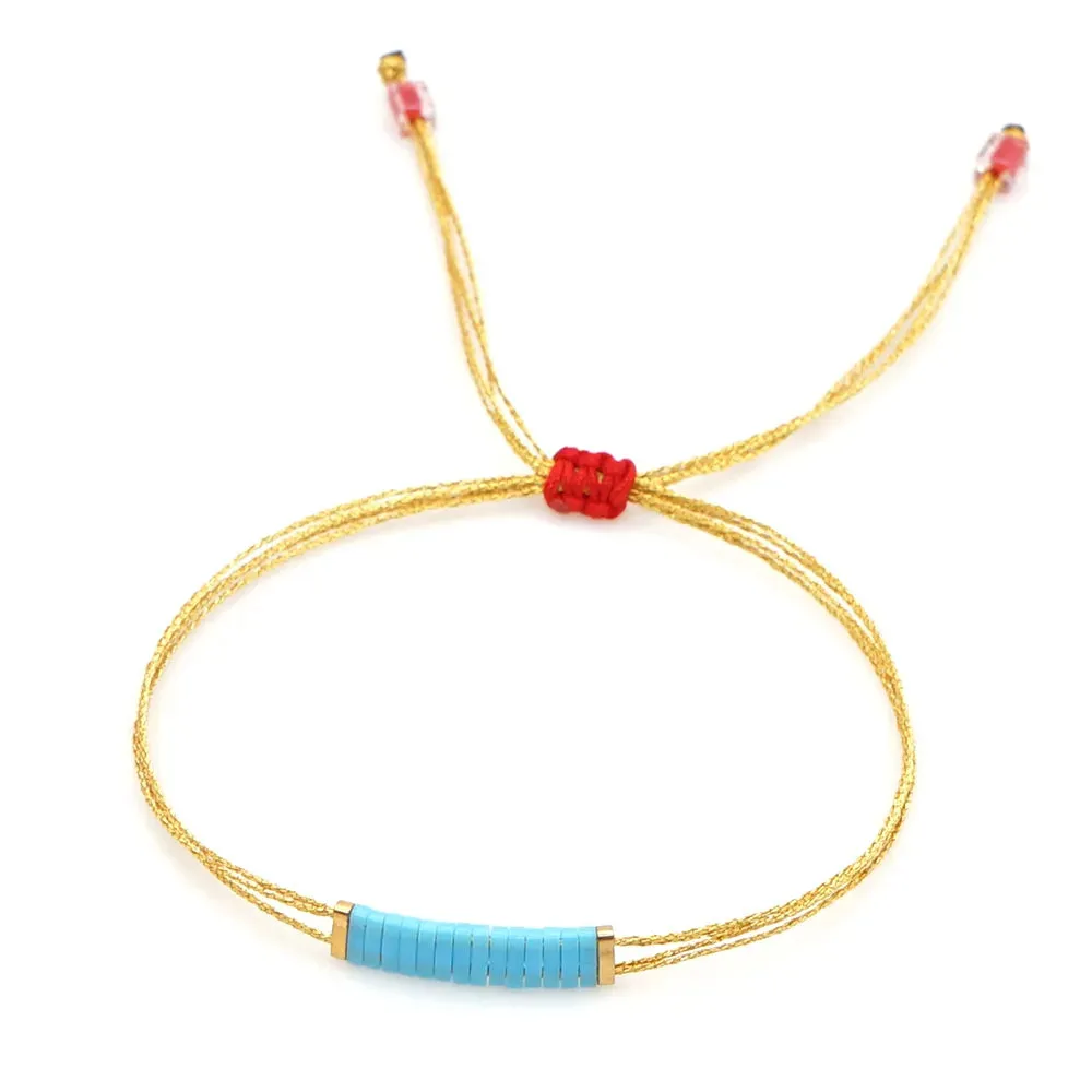 Tila Beads Elastic Bracelet Sets for Women