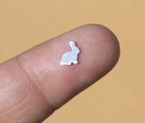 Tiny metal Bunny Rabbit