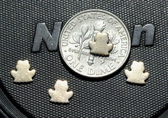 Tiny metal Frog blanks
