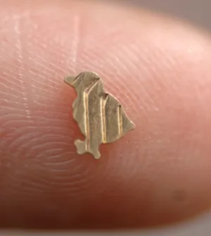 Tiny Metal Hexagon Chicks