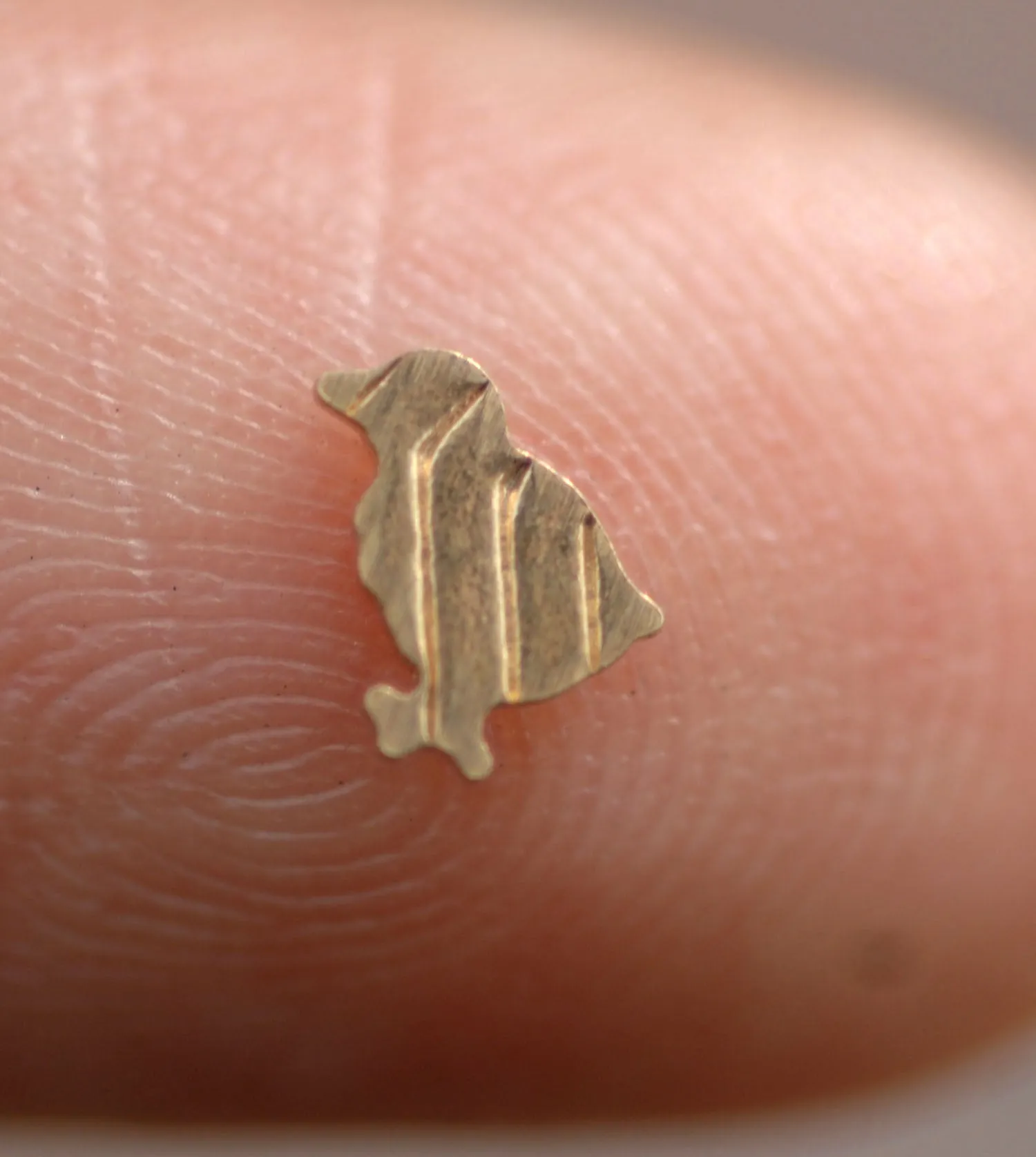 Tiny Metal Hexagon Chicks