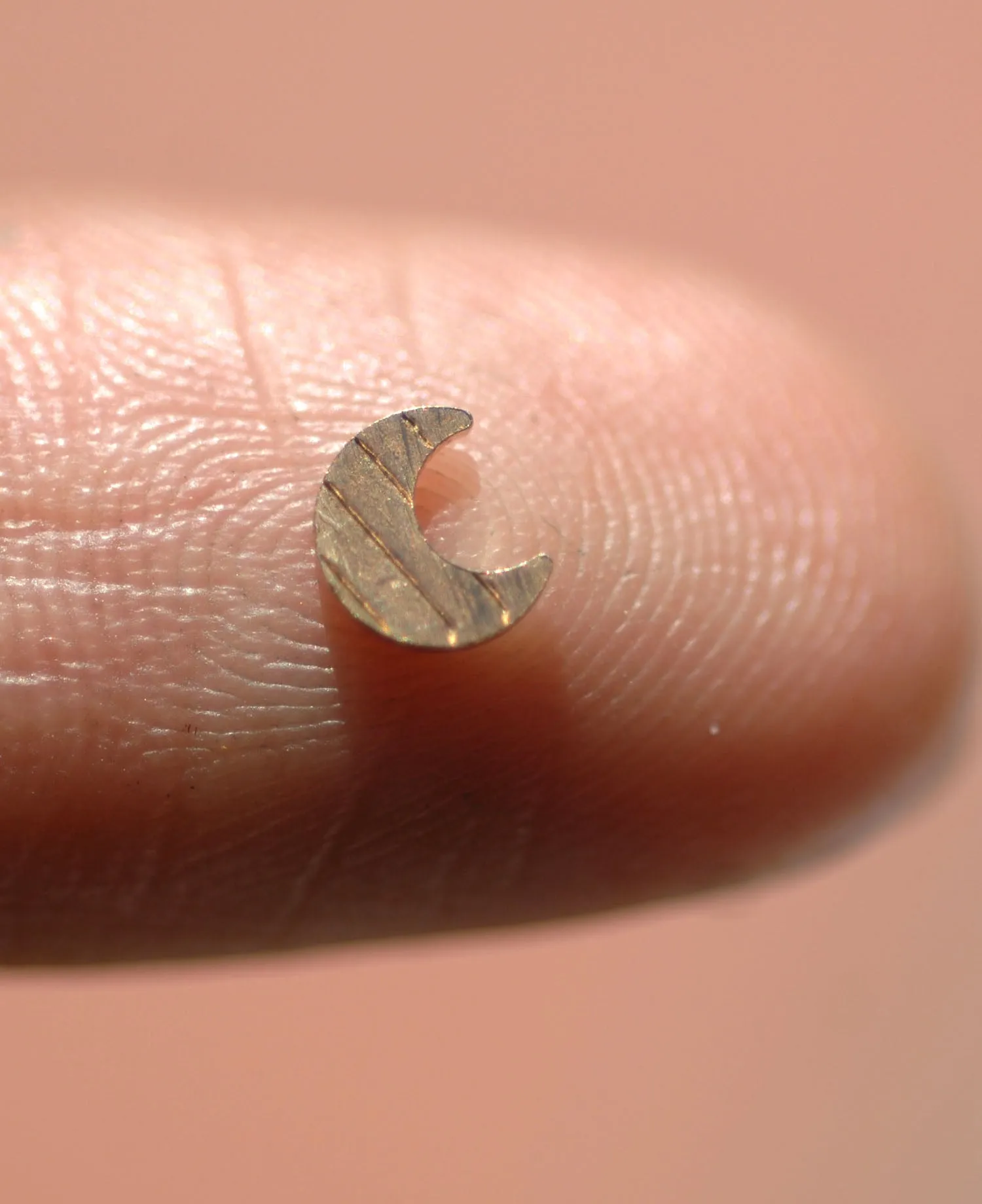 Tiny Metal Hexagon Moon