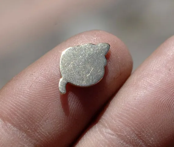 Tiny metal Leaf blanks