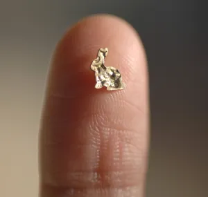 Tiny Metal Paisley Rabbits