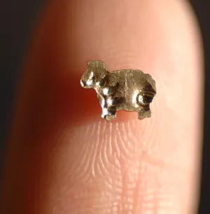 Tiny Metal Paisley Sheep