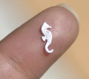 Tiny metal Seahorse blanks, Mini Seahorses