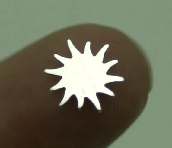 Tiny metal Sun blanks, Mini Suns
