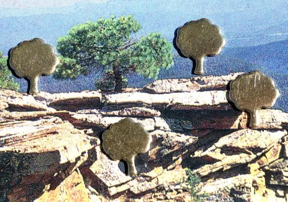 Tiny metal Tree blanks