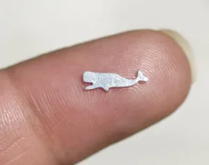 Tiny metal Whale blanks