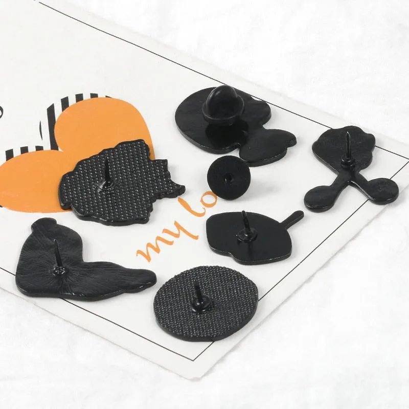 Tongue Lips Brooches