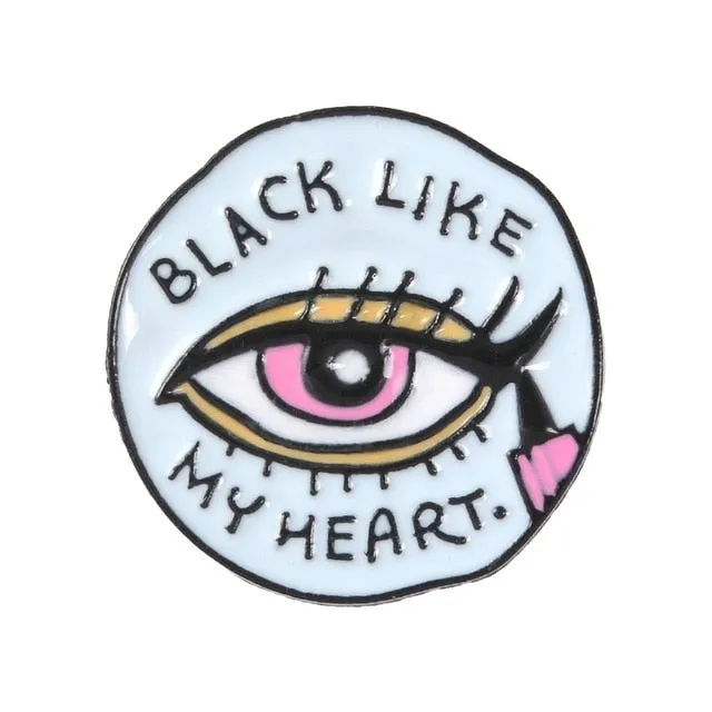 Tongue Lips Brooches