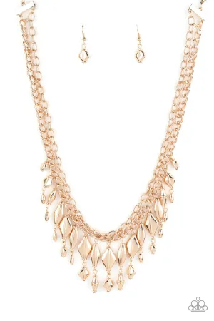 Trinket Trade Gold Paparazzi Necklace