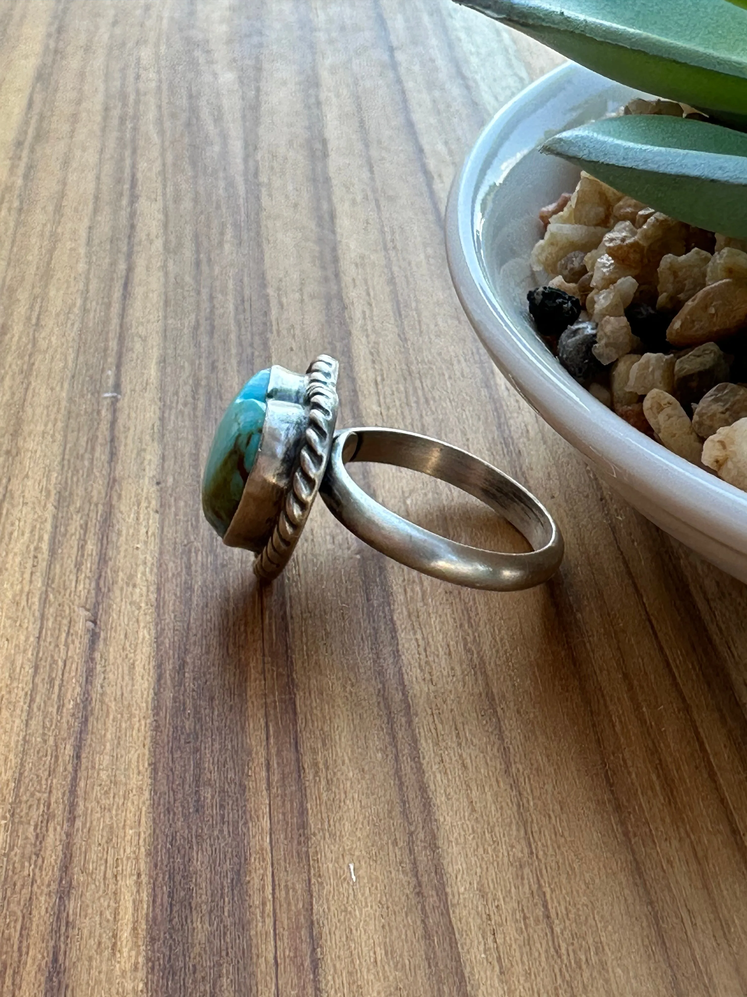 Turquoise Heart Ring
