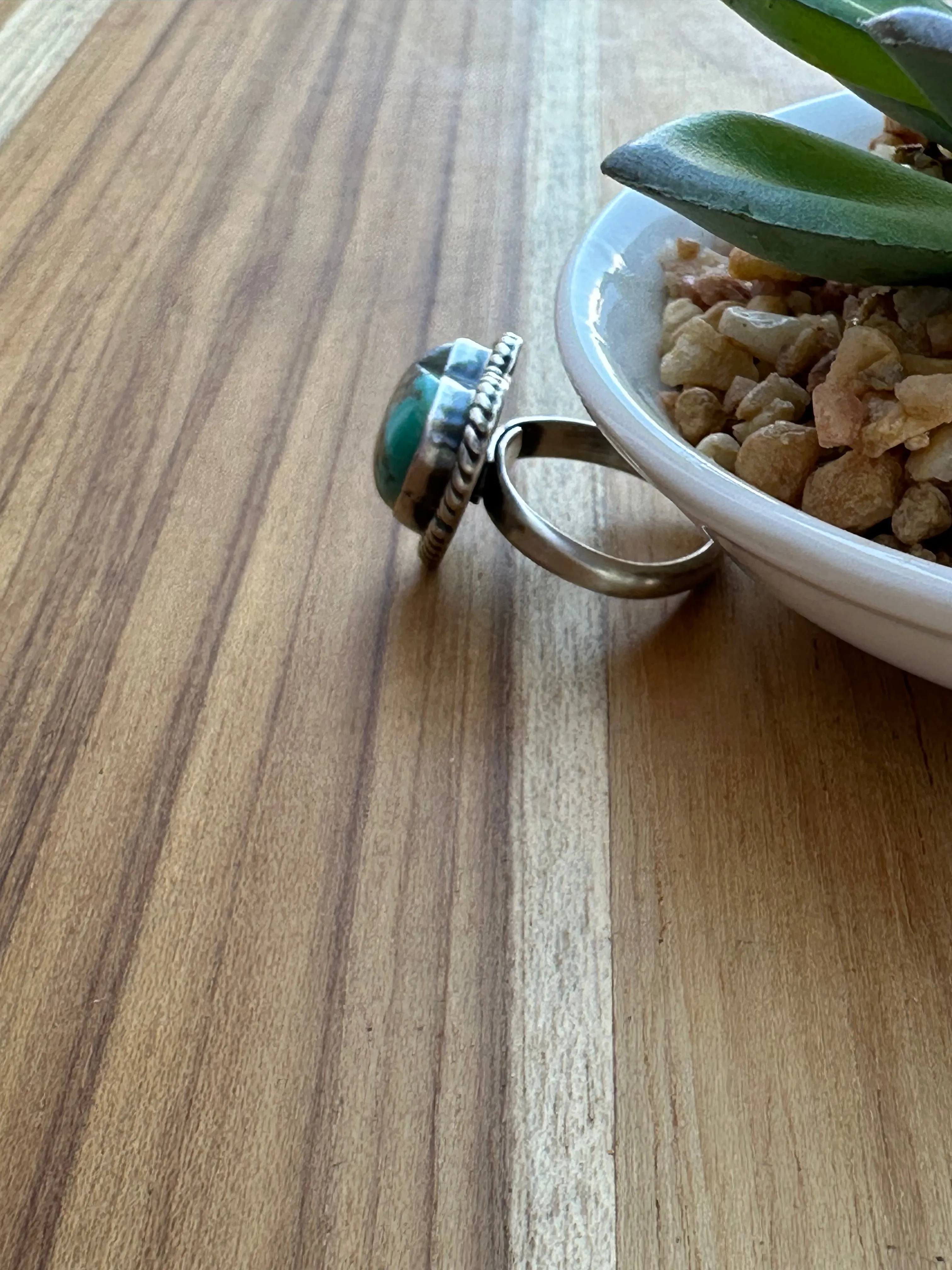 Turquoise Heart Ring
