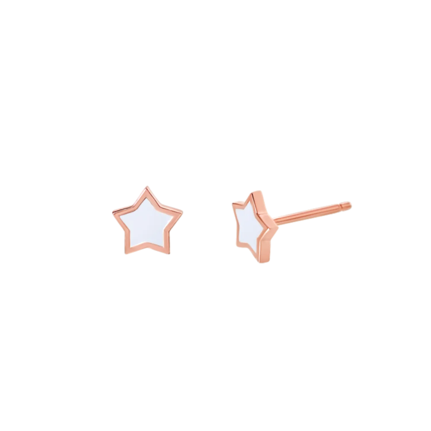 Twinkle Star Enamel Stud Earrings