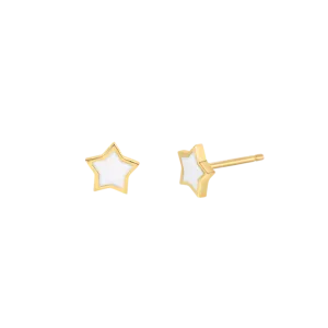 Twinkle Star Enamel Stud Earrings