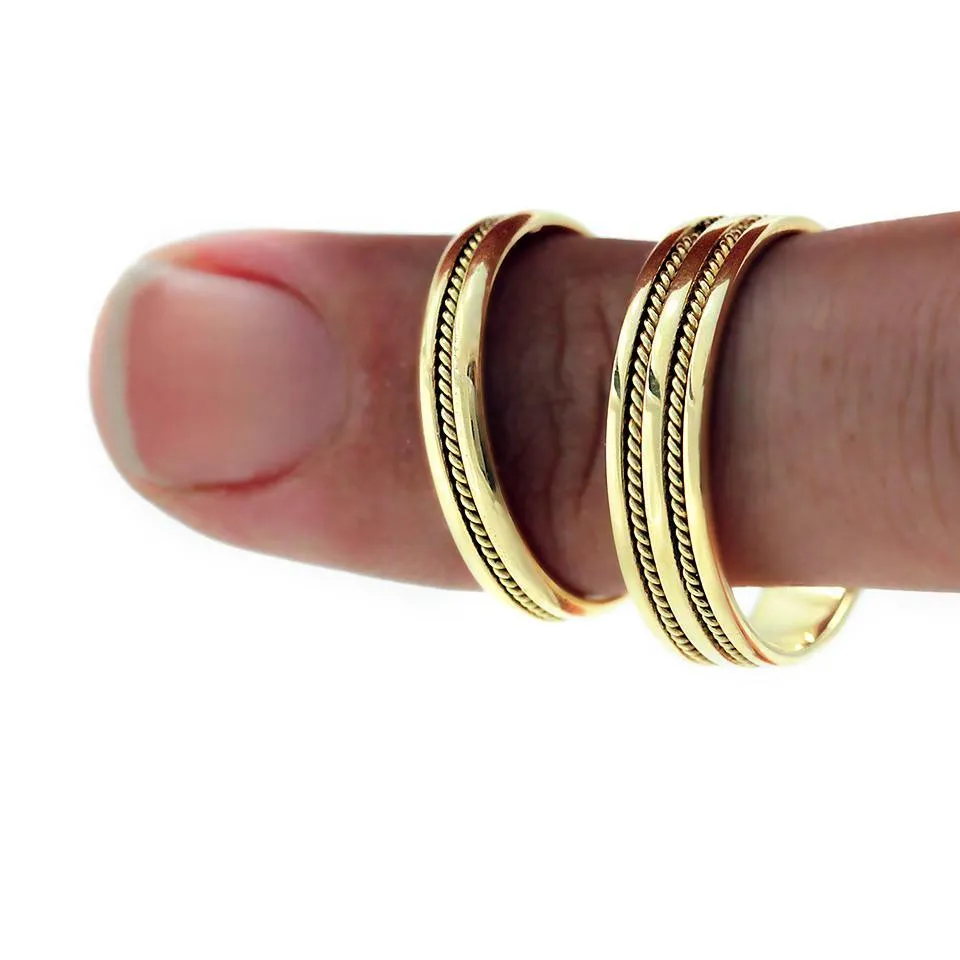 Twist set- promise rings for couples matching