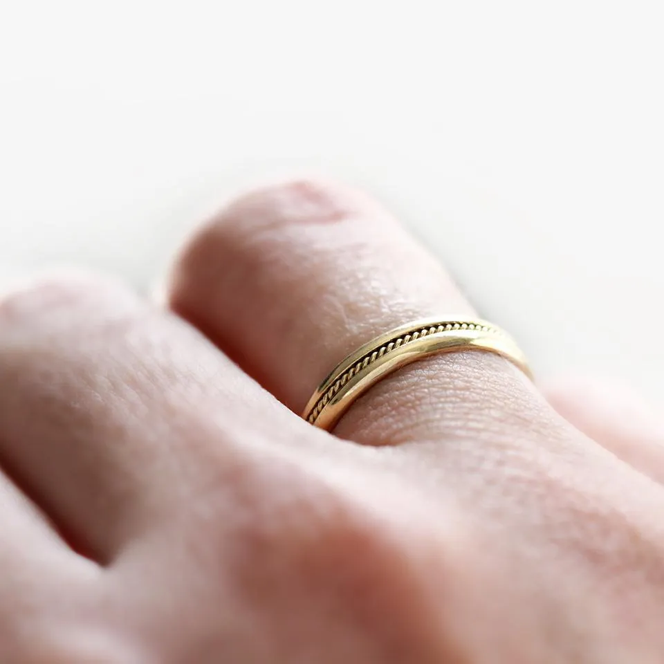 Twist set- promise rings for couples matching