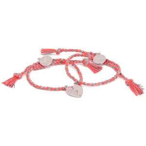VENESSA ARIZAGA Venessa Arizaga Women's Made For Each Other Bracelet Set - Flame Orange, Retails $100 