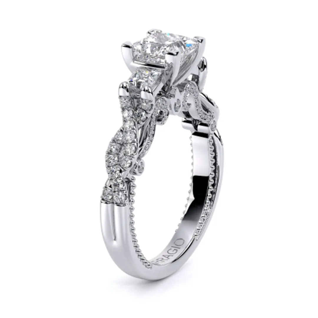 Verragio Three Stone Diamond Engagement Ring