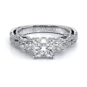 Verragio Three Stone Diamond Engagement Ring
