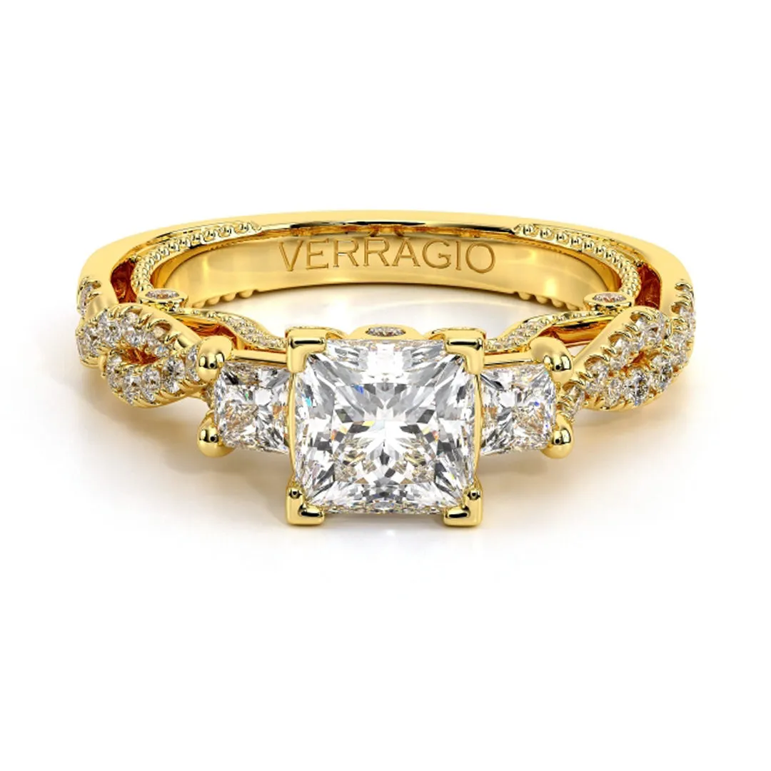 Verragio Three Stone Diamond Engagement Ring