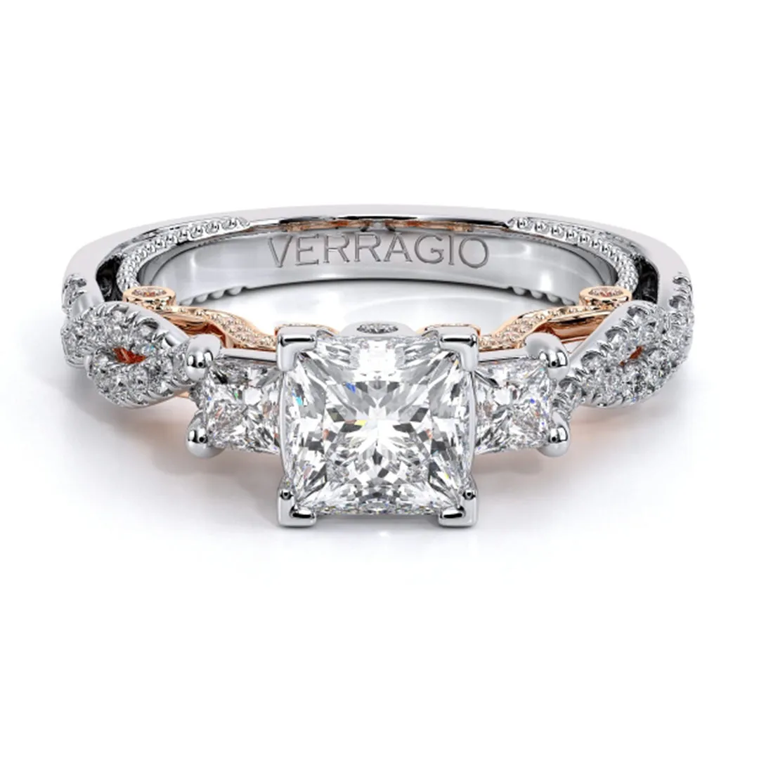 Verragio Three Stone Diamond Engagement Ring