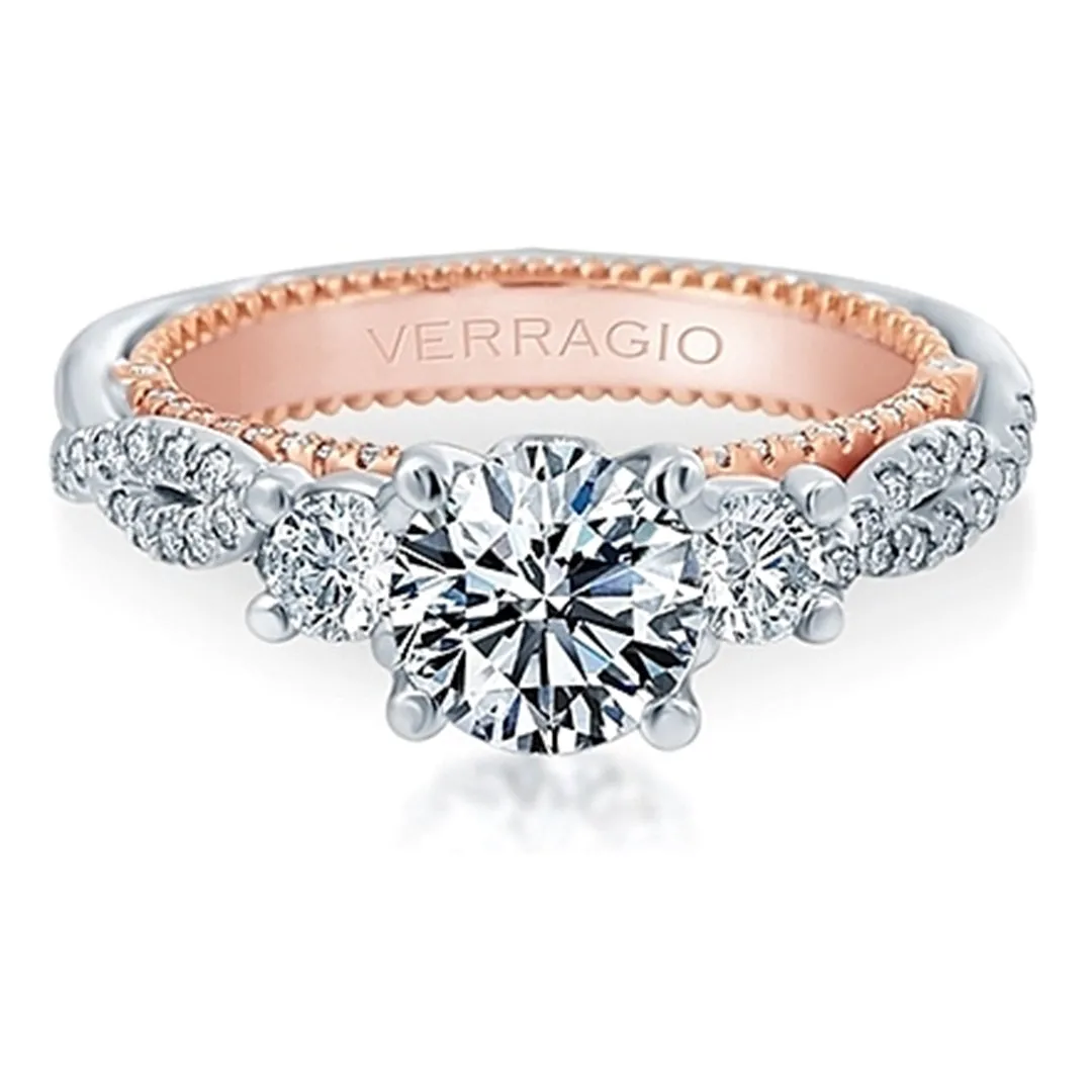 Verragio Twist Shank Diamond Engagement Ring