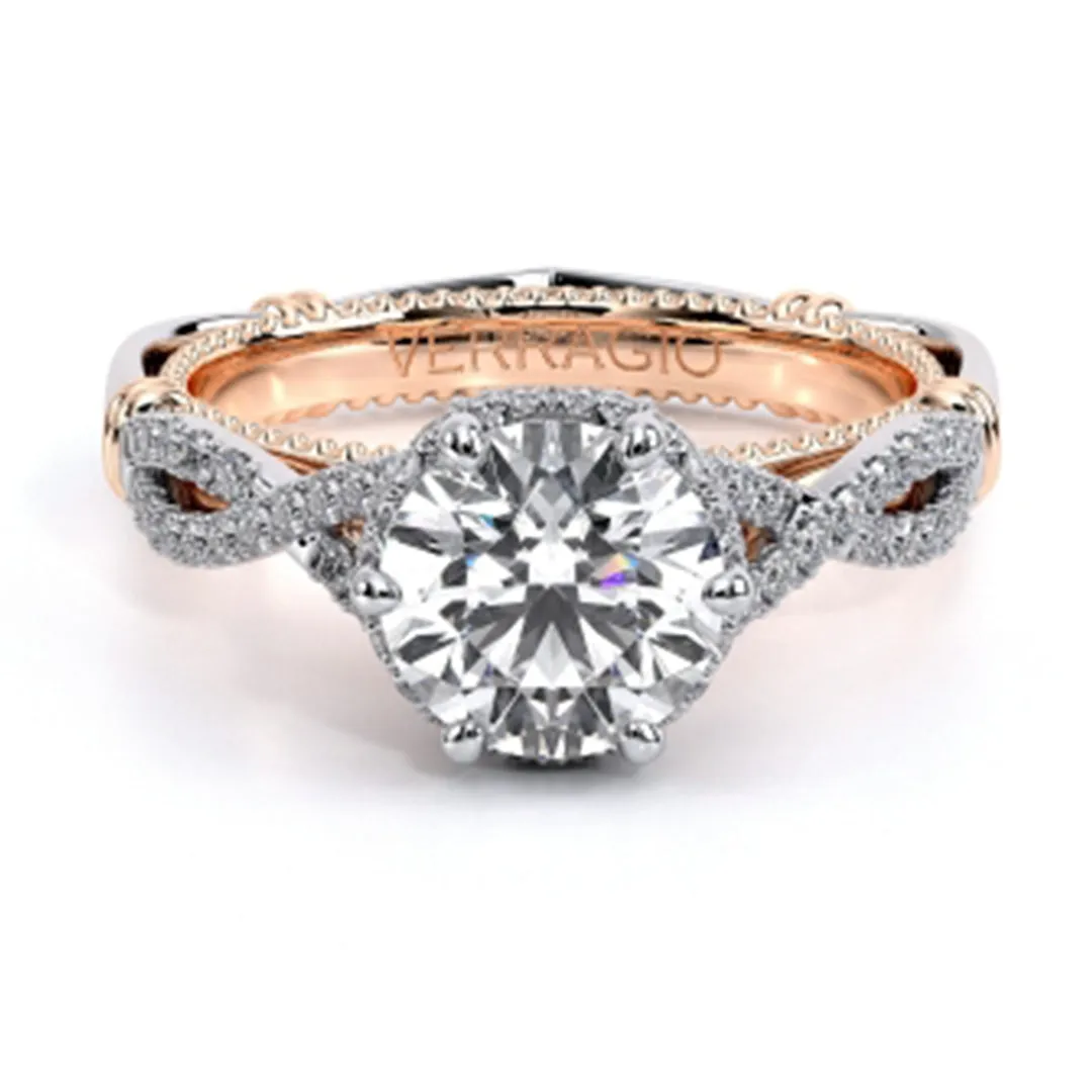 Verragio Twisted Shank Diamond Engagement Ring