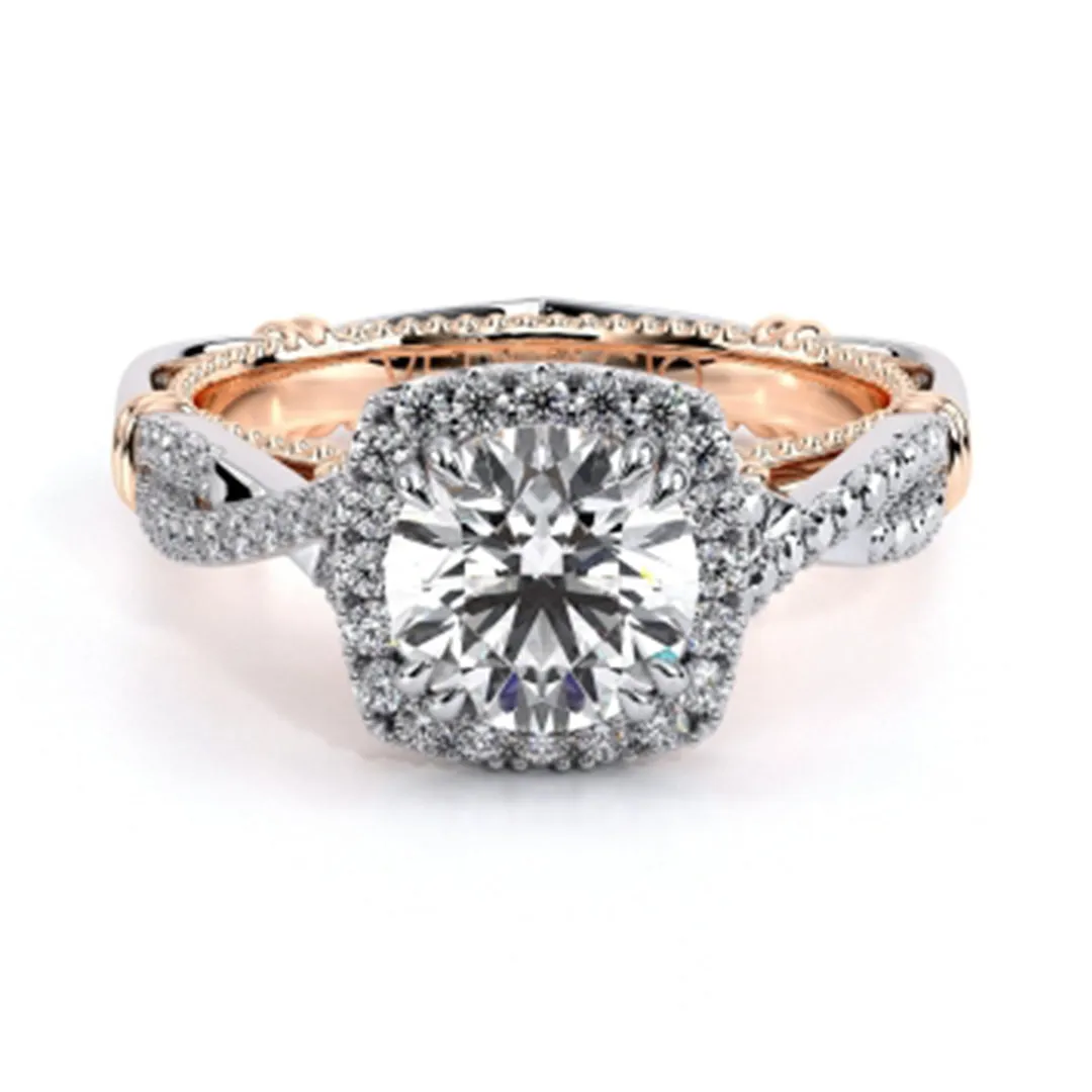 Verragio Twisted Shank Diamond Engagement Ring