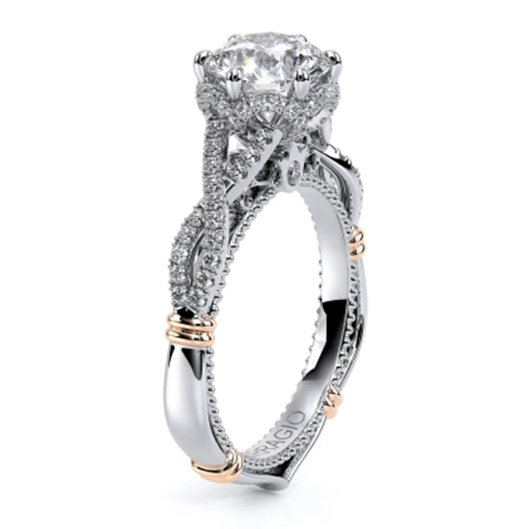 Verragio Twisted Shank Diamond Engagement Ring