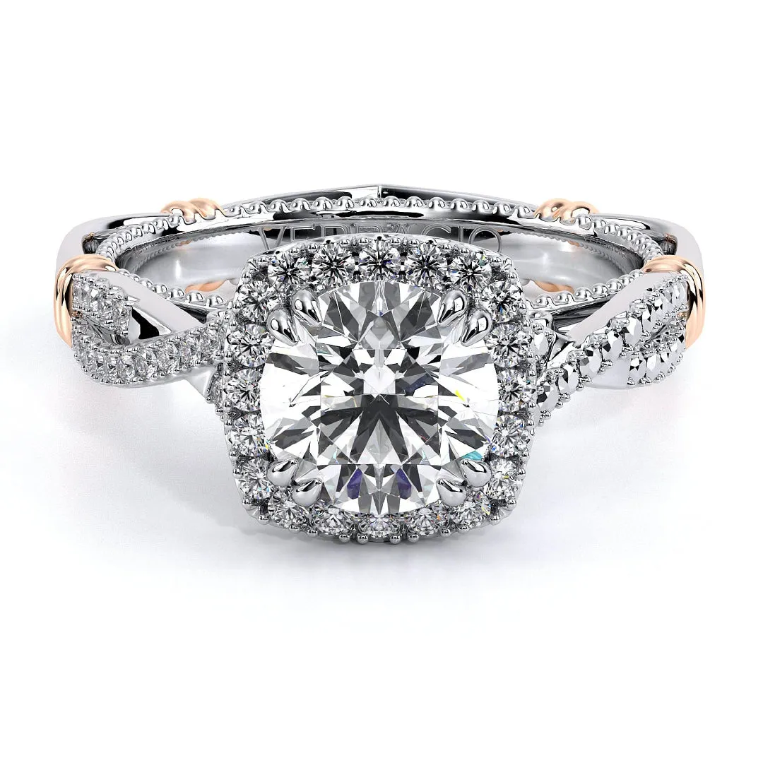 Verragio Twisted Shank Diamond Engagement Ring