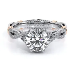 Verragio Twisted Shank Diamond Engagement Ring