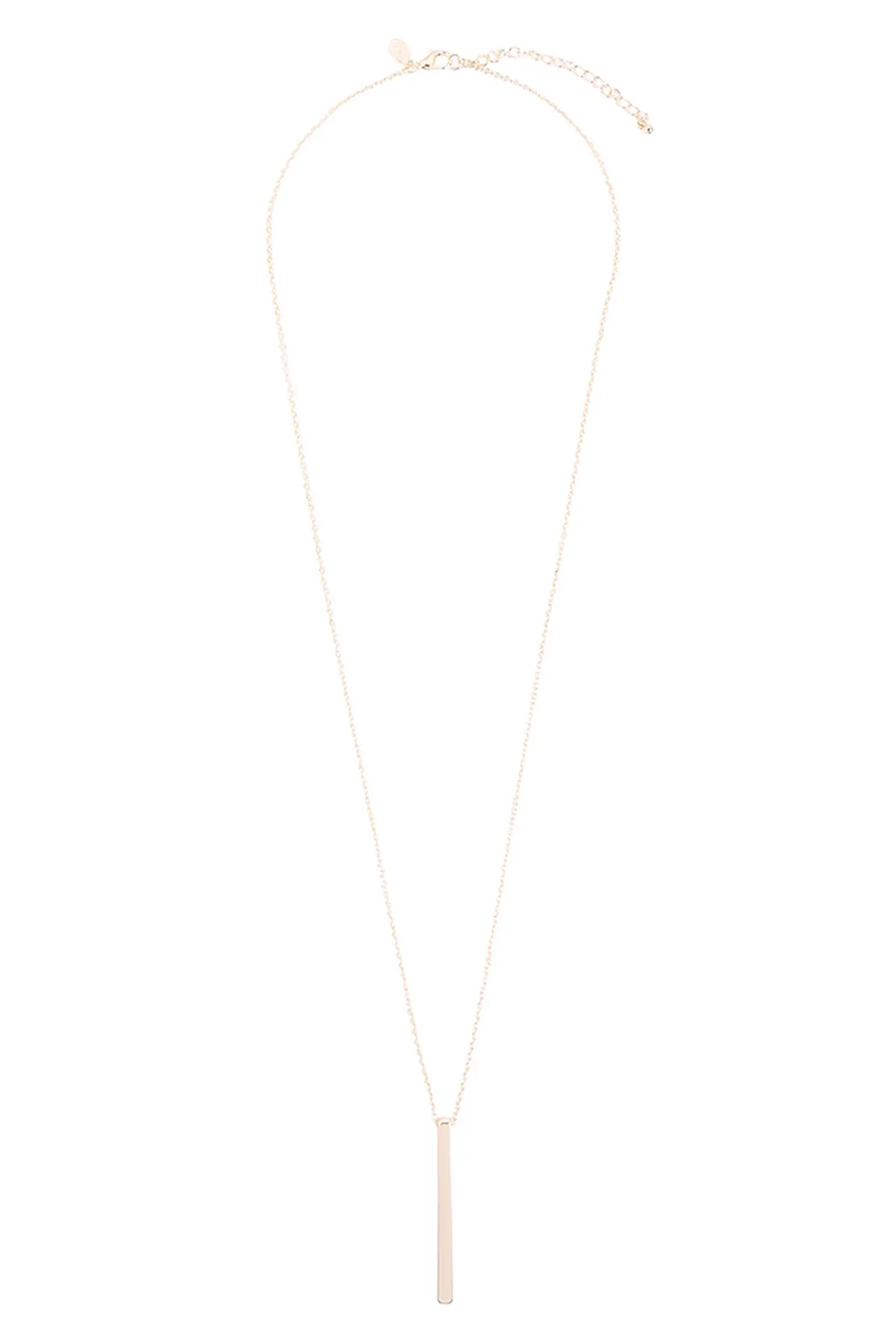 VERTICAL BAR PENDANT LONG NECKLACE