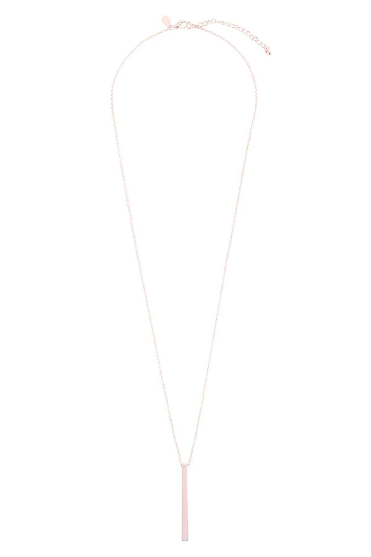 VERTICAL BAR PENDANT LONG NECKLACE