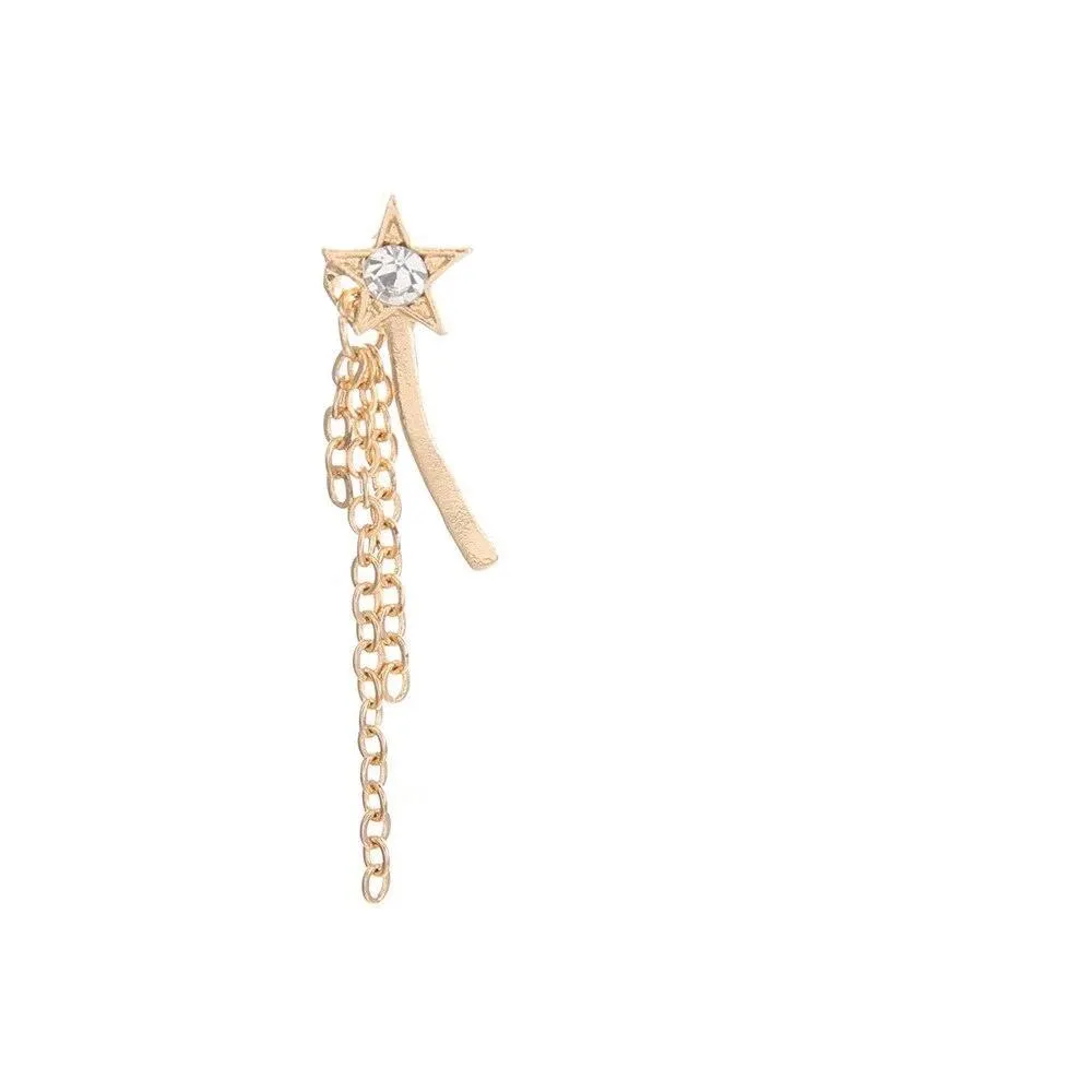 Vintage Crystal Star Ear Climber