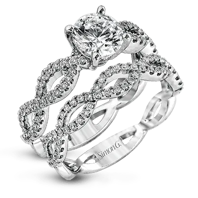 Wedding Set in 18k Gold with Diamonds