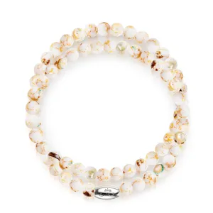 White | Silver | Gilded Turquoise Gemstone Wrap