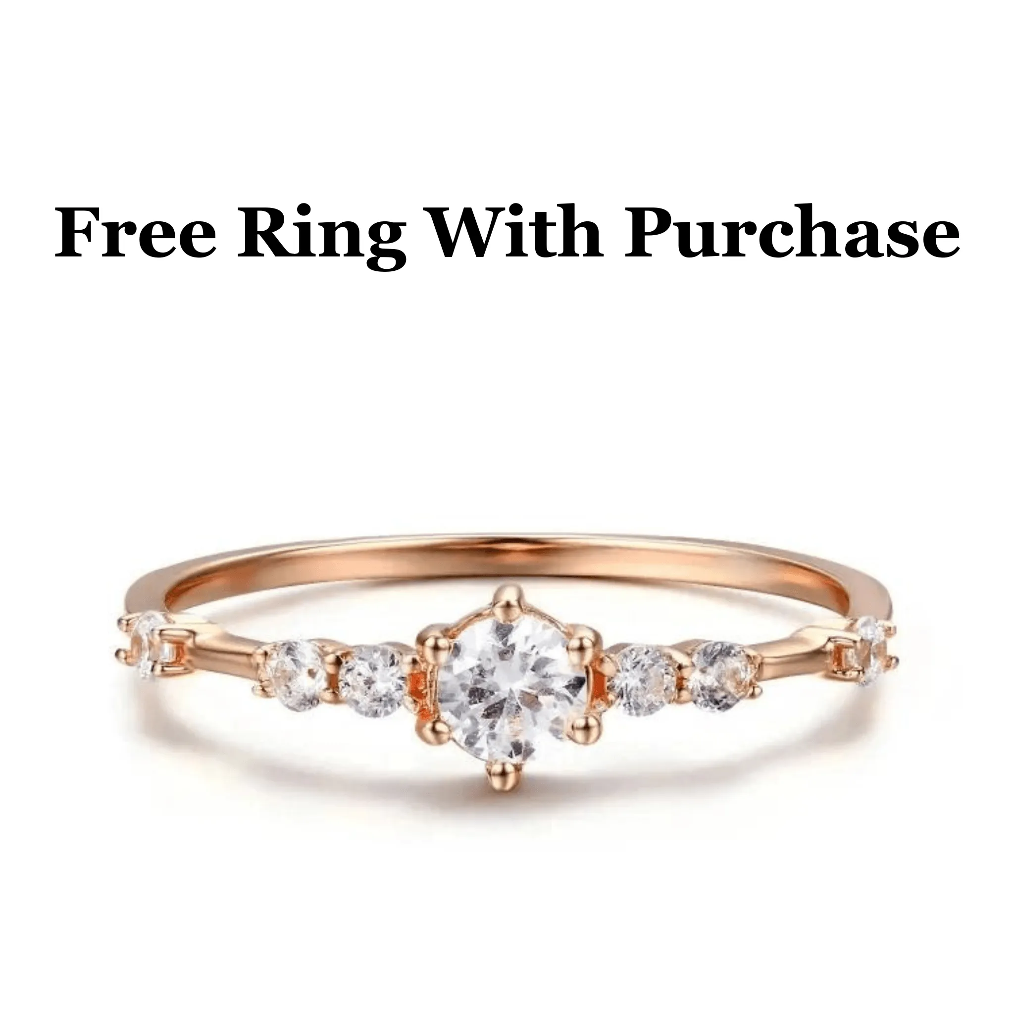 White Topaz Twisted Band Engagement Ring