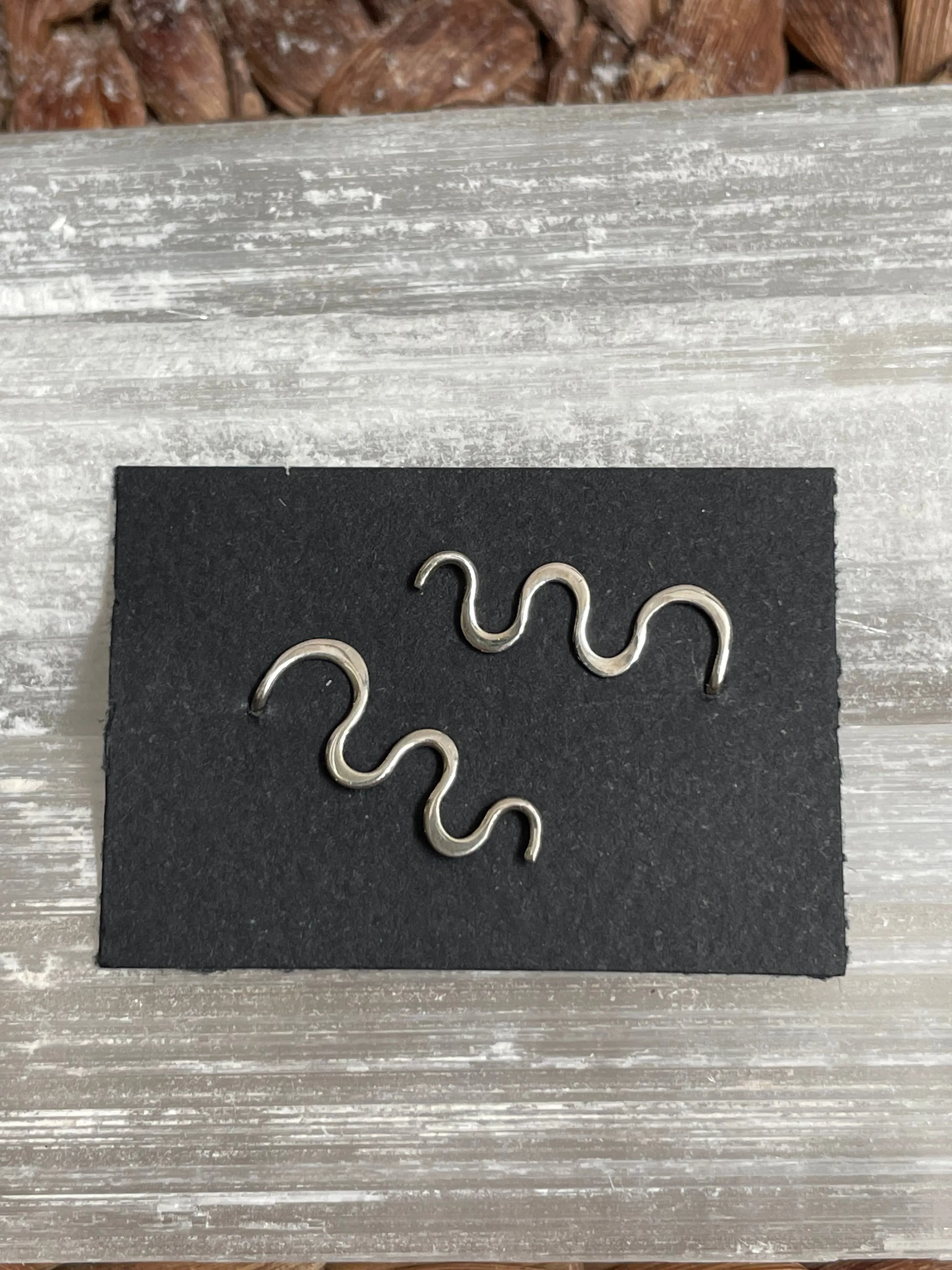 Wiggle Ear Climber Earrings - Sterling Silver