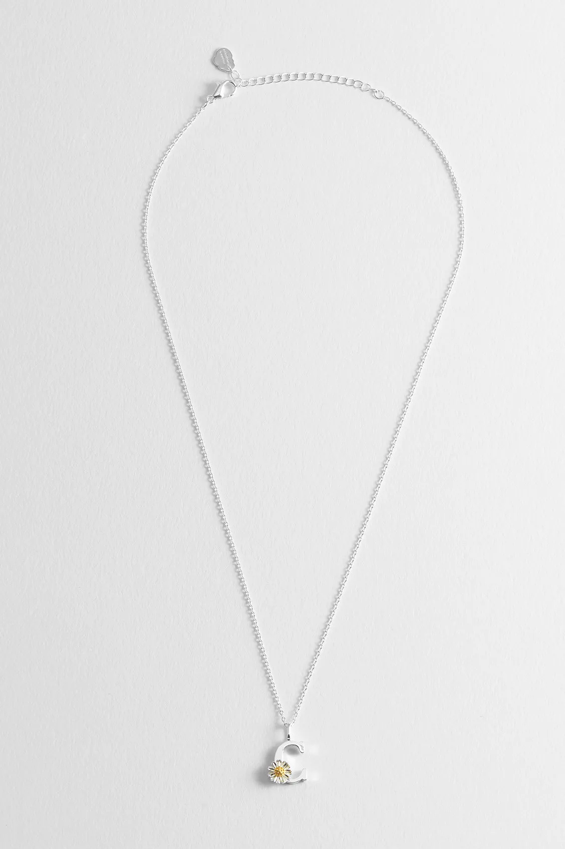 Wildflower Initial Pendant
