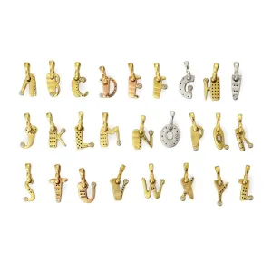 Yellow Gold "S" Charm