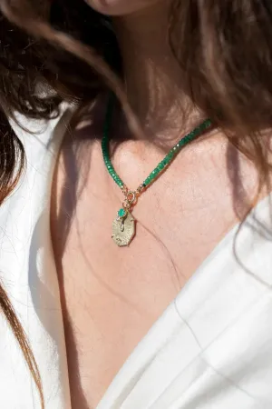Zahava Heirlooms Emerald Beaded Necklace