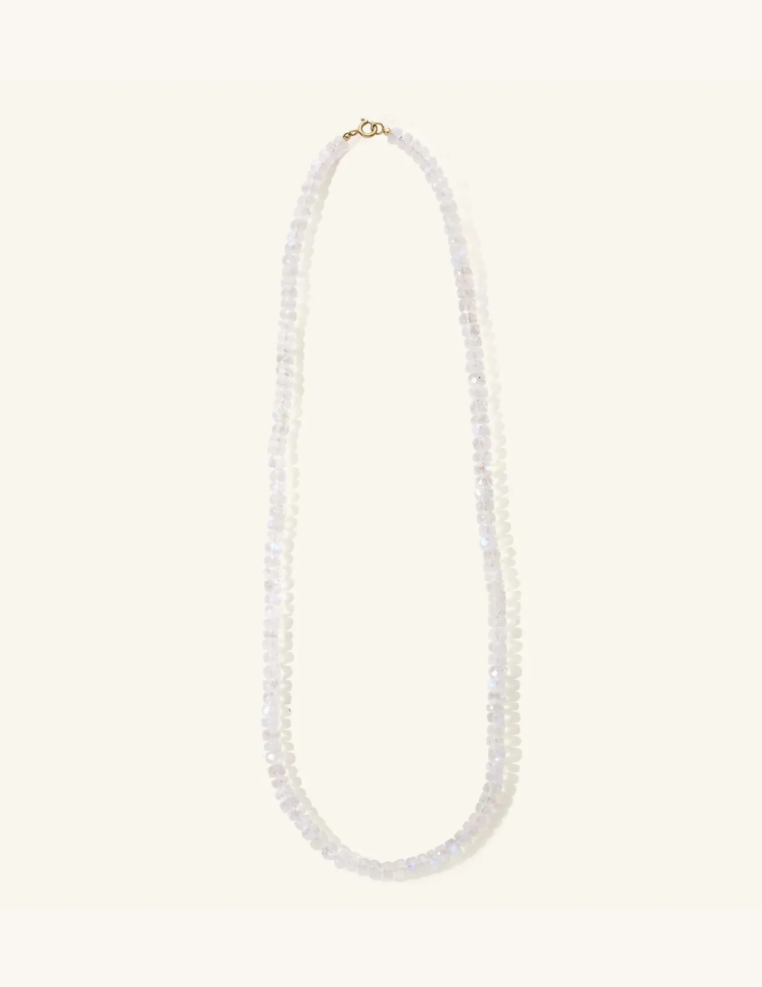 Zahava Heirlooms Faceted Rainbow Moonstone Beaded Necklace
