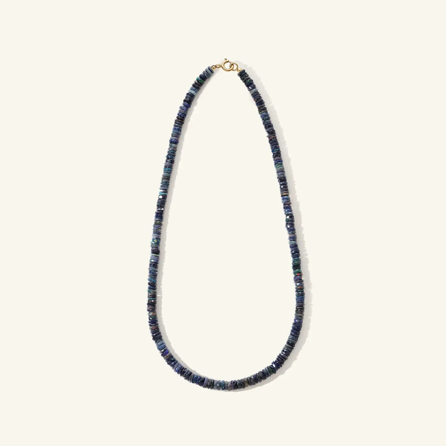 Zahava Heirlooms Graduated Midnight Opal Beaded Necklace